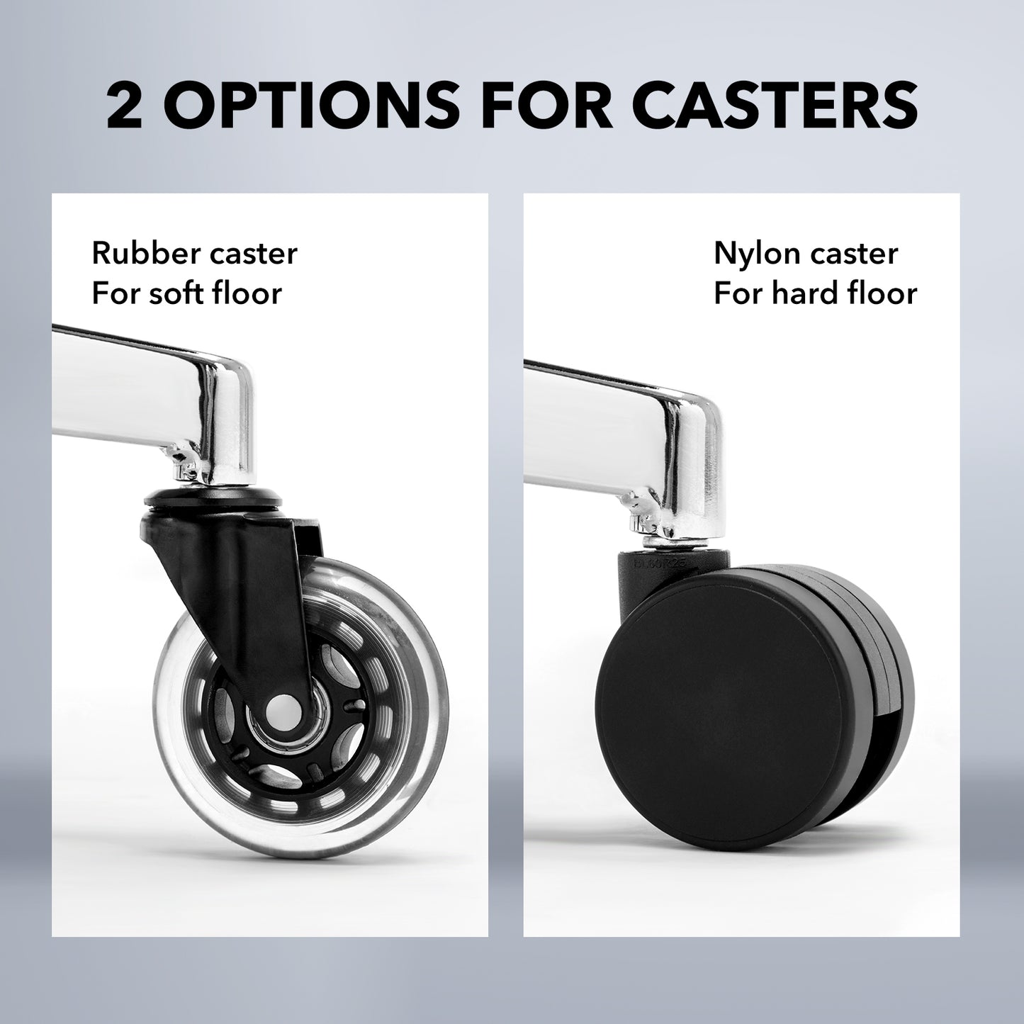 CMHY-003R Ergonomic High Back Mesh Office Chair, 3D Armrest, Adjustable Headrest, Variable Tilt - Rollerblade Casters