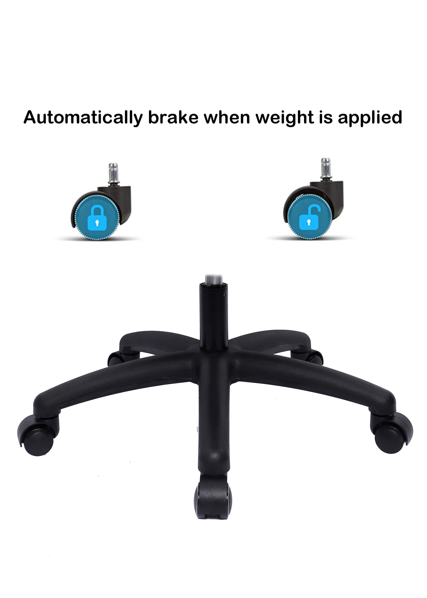 PRS-R0818: MEDIUM TABLE (20"-28" Seat Height) 360 Degree Adjustable Round Stool-With Footring
