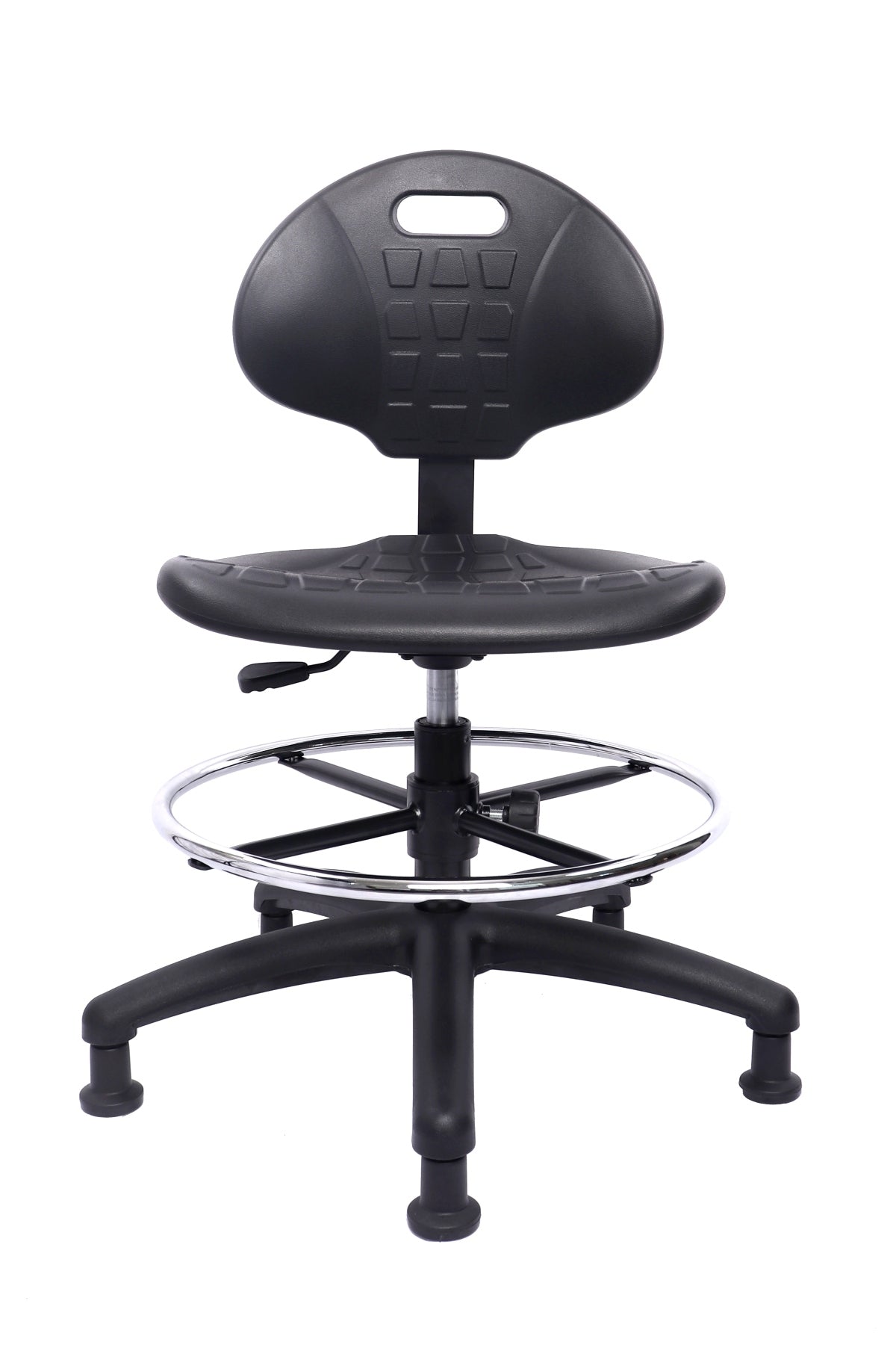 CMPU-10818: MEDIUM TABLE (18"-26" Seat Height) Deluxe Polyurethane Drafting Stool with Footring