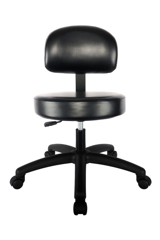 PRS-10800: MEDIUM DESK (19"-27" Seat Height) Adjustable Round Chair With Back