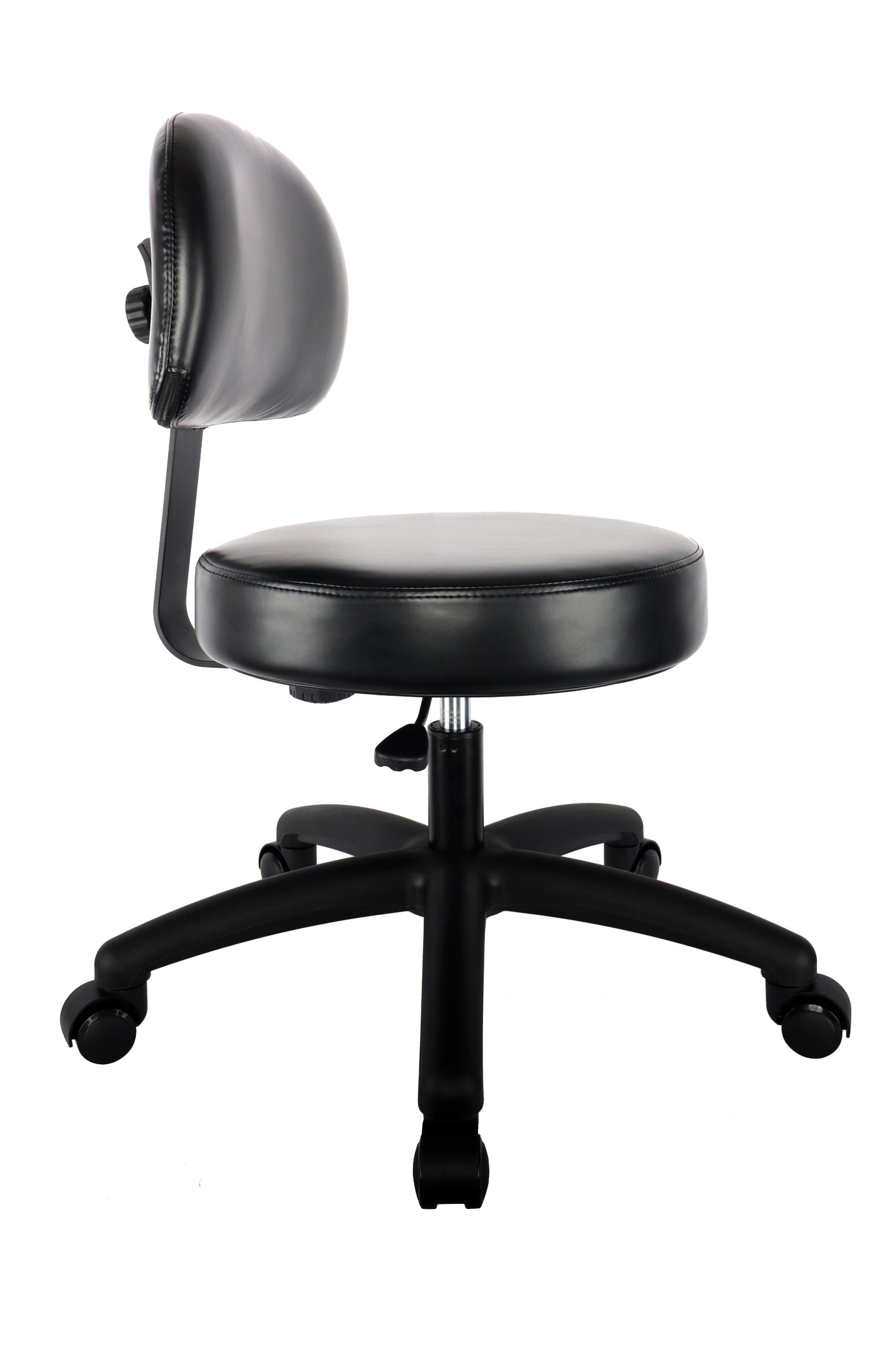 PRS-10500: LOW DESK (17"-22" Seat Height) Adjustable Round Chair With Back