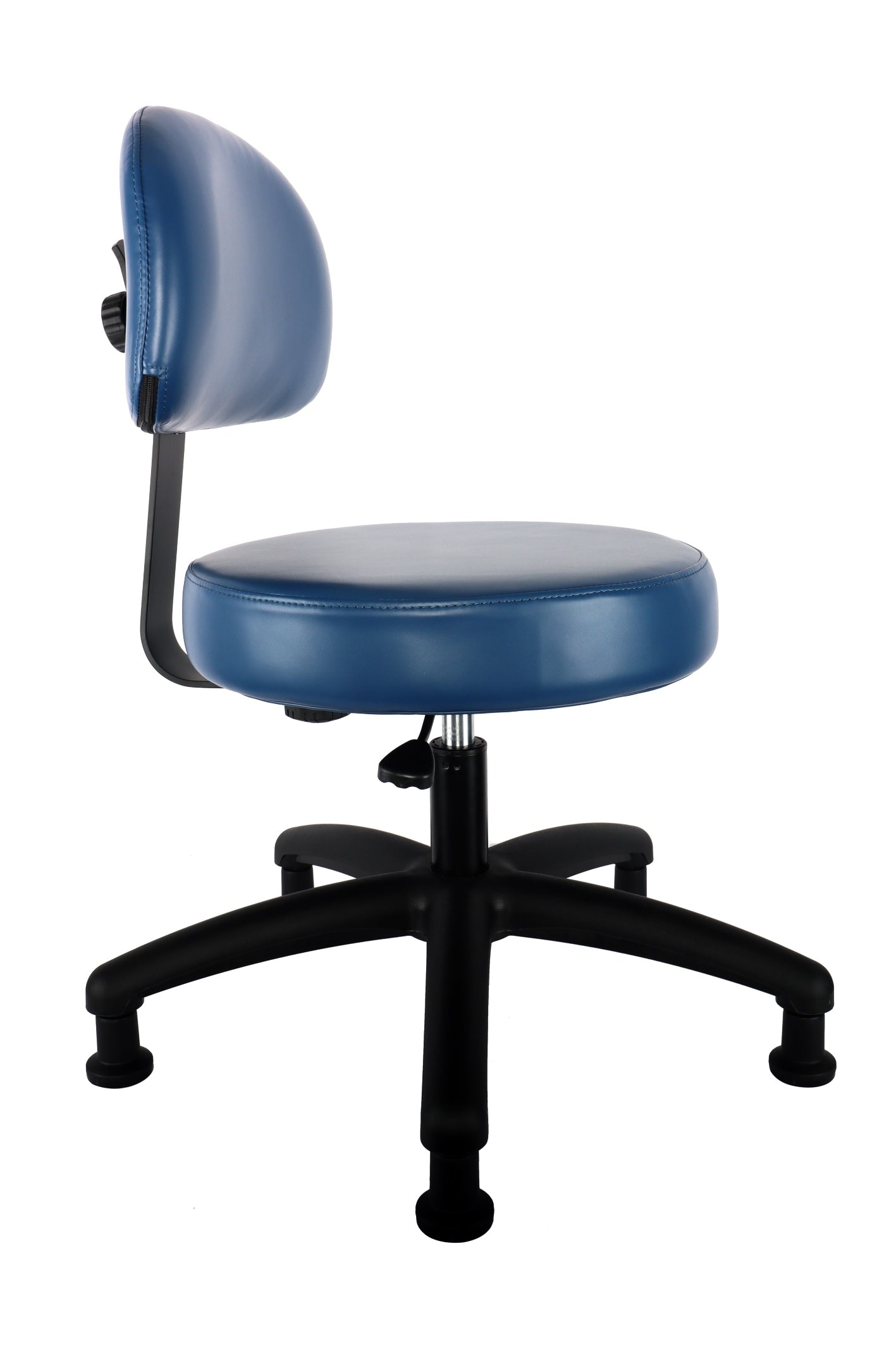 PRS-10500: LOW DESK (17"-22" Seat Height) Adjustable Round Chair With Back