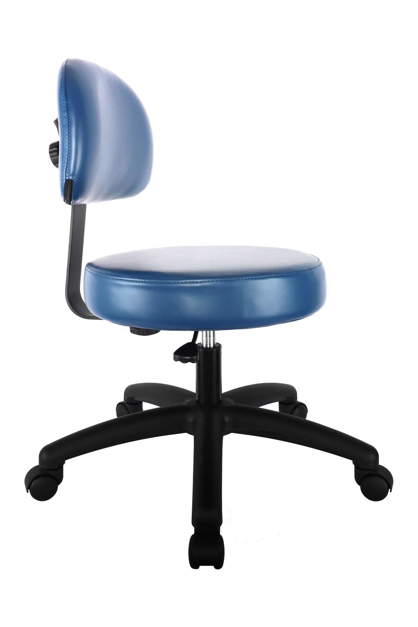 PRS-10500: LOW DESK (17"-22" Seat Height) Adjustable Round Chair With Back